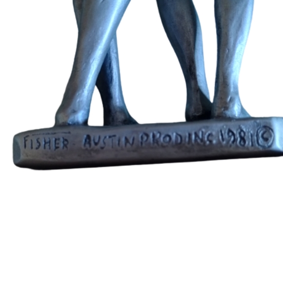 Vintage Austin Productions 1981 Sculpture by David Fisher's, "One Heart". - Picture 5 of 5